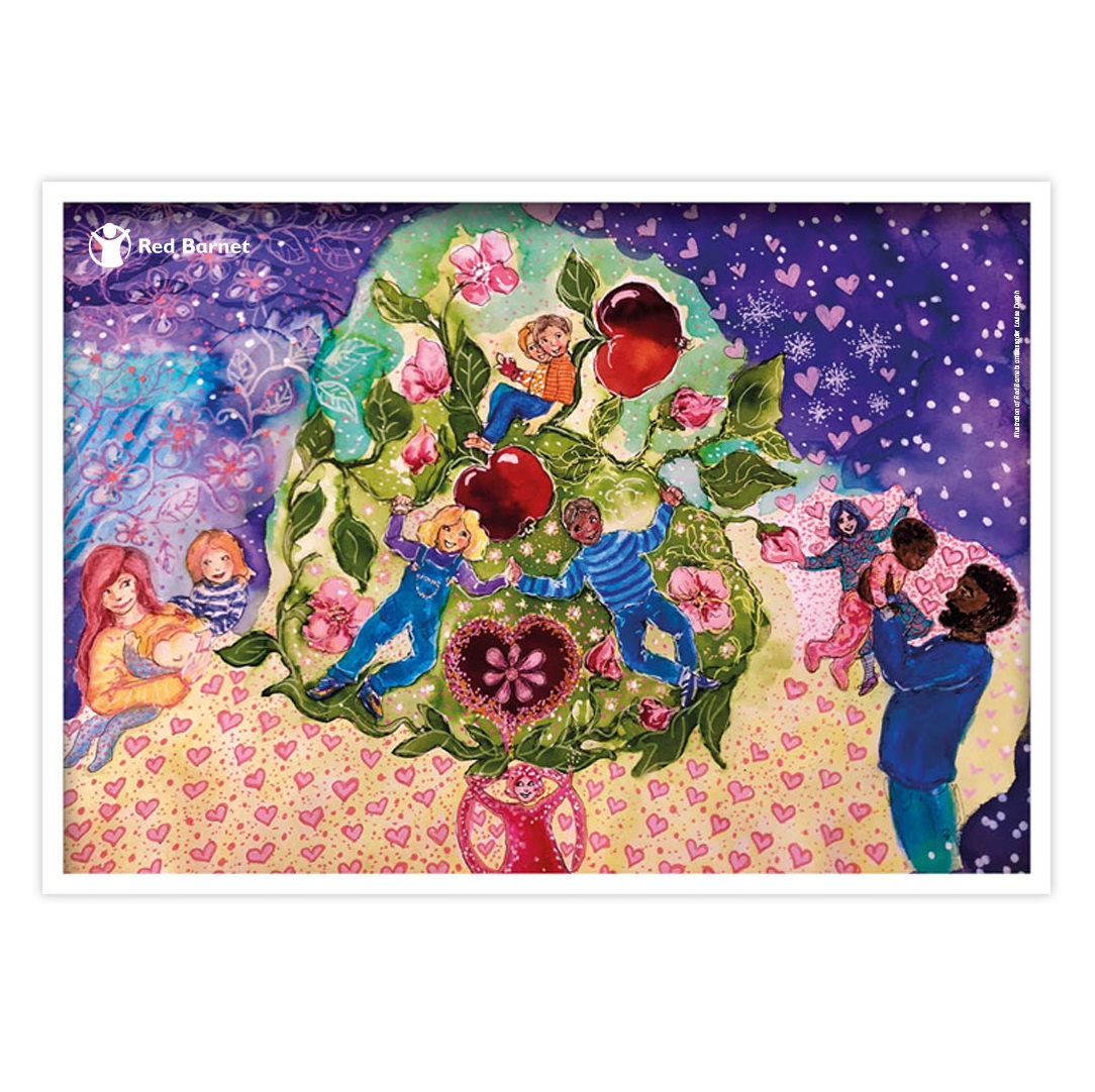 Plakat med illustration af Louise Dorph