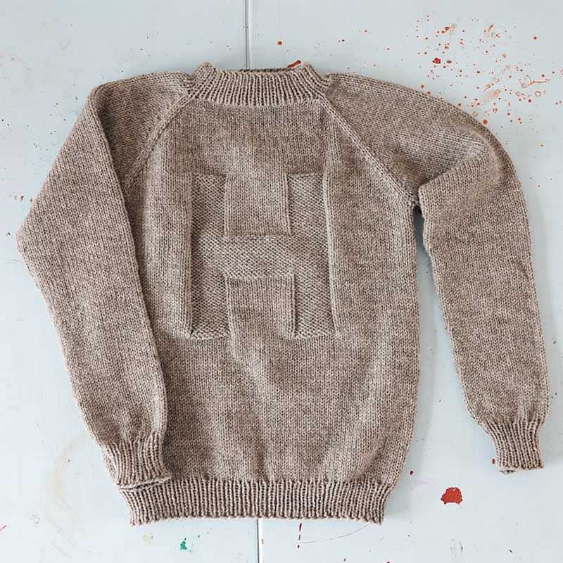 My Letter Sweater - Strikkeopskrift