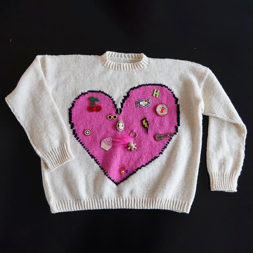 DEL DIT HJERTE SWEATER - STRIKKEOPSKRIFT